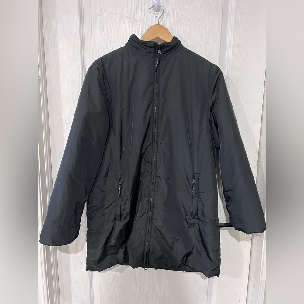 MAX MARA Weekend Jacket with Packable Hidden Hood Black size large xl